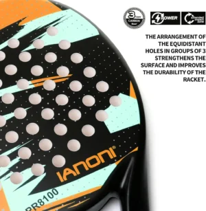 ianoni-pr8100-padel-racket-carbon-fiber-orange-cyan-front.webp IANONI – Classic PR8100 Carbon Fiber